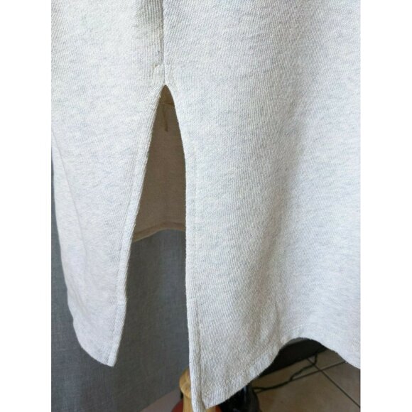 Oak+Fort Women Long Tunic Vest Sweater Dress Gray Knit Made In Korea Size OS - Picture 4 of 7